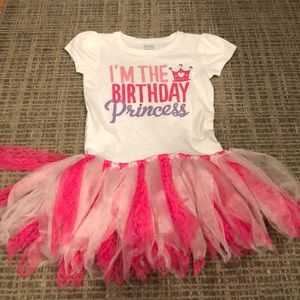 Birthday t shirt dress size 3-4